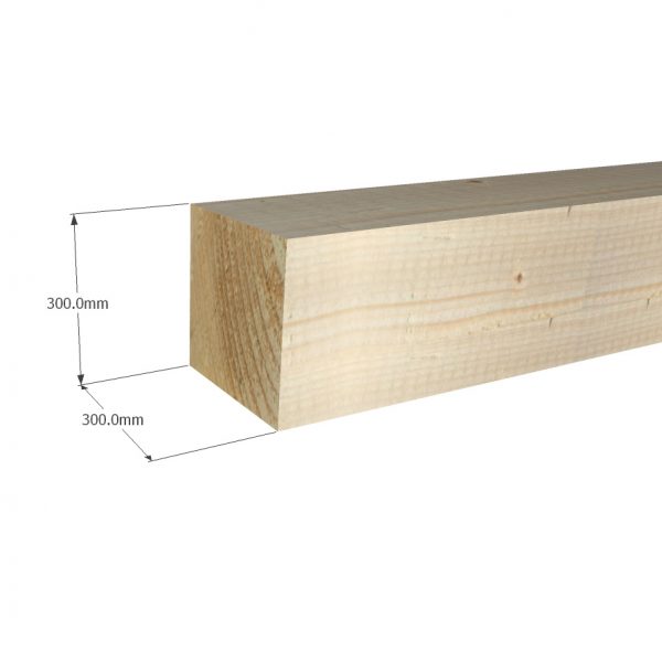 300 x 300mm x 6.1m Sawn Carcassing - Image 2