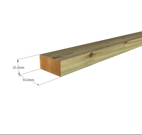 Treated 25 x 50mm x 4.8m - Image 2