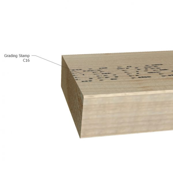 75 x 200mm (72 x 195mm finished size) Eased Edge C16 Grade Timber Joists - Image 3