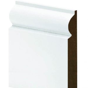 18fin x 169fin x 4.4m Primed MDF Torus Skirting