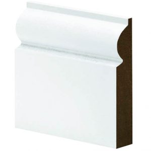 18fin x 119fin x 4.4m Primed MDF Torus Skirting