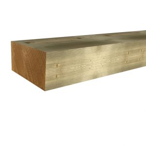 100 x 200mm Incised Garden Sleeper Treated