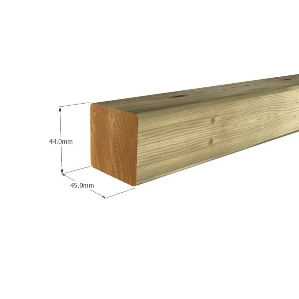 44 x 45mm x 3.6m Treated - Image 2
