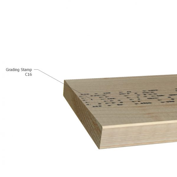 47 x 225mm (44 x 220mm finished size) Eased Edge C16 Grade Timber Joists - Image 3