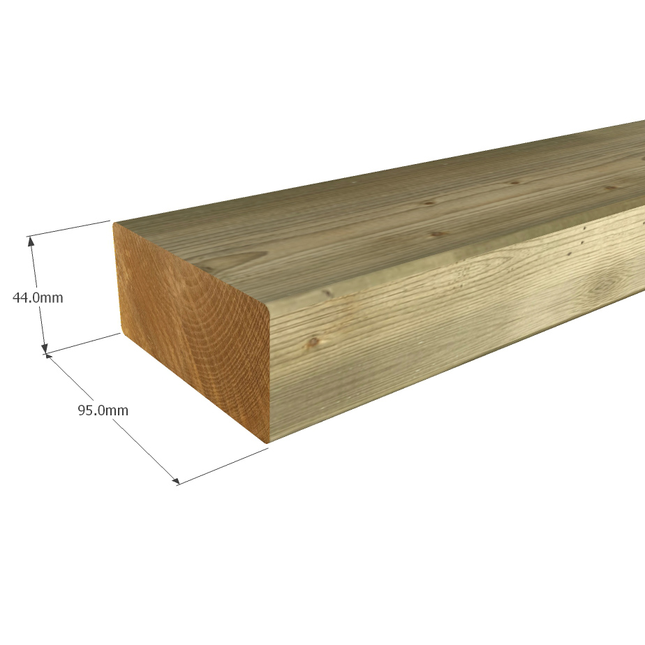 47 X 100 44 X 95mm Finished Sizes Treated C16 24 Grade Timber Joists
