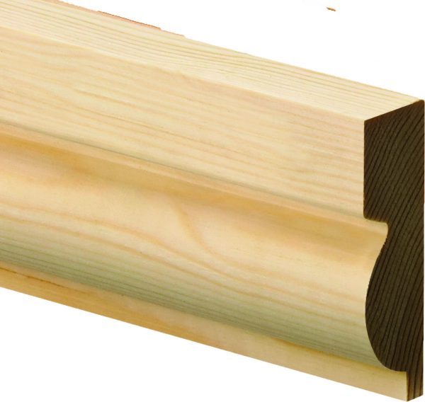 25 x 75mm Redwood Torus Architrave (20.5 x 69mm finished sizes)