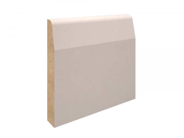 18 x 144mm x 4.4m Chamfered Round MDF Skirting