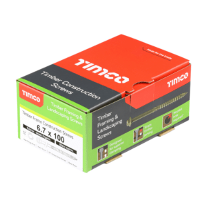 6.7 x 100 Timber Frame Construction Screws (50 per box)