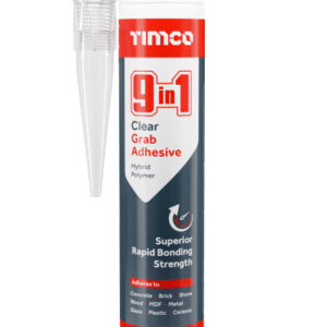 290ml 9 in 1 Instant Grab Adhesive - Crystal Clear