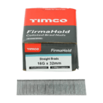 Collated Brad Nails - 16 Gauge - Straight - Galvanised (Various Sizes)