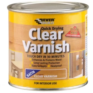 Everbuild Clear Varnish Satin 250Ml