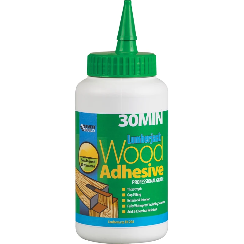 Everbuild Lumberjack 30 Minute PU Wood Adhesive - 750g