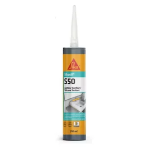 Sikasil S50 Acetoxy Clear Silicone 310ml