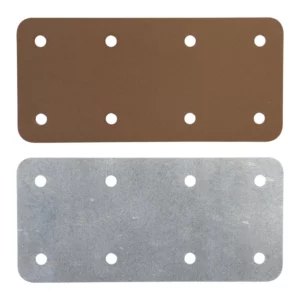No.4718 SleeperSecure Short Internal Sleeper Straight Flat Support Plate Brown