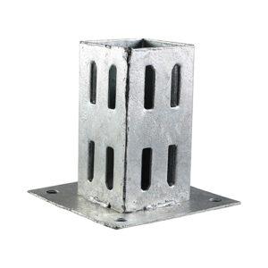100mm Bolt Down Shoe - Quick Fit - Hot Dipped Galvanised