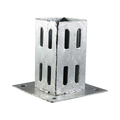 75mm Bolt Down Shoe - Quick Fit - Hot Dipped Galvanised